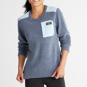 LL Bean Tumbled Sherpa Crewneck